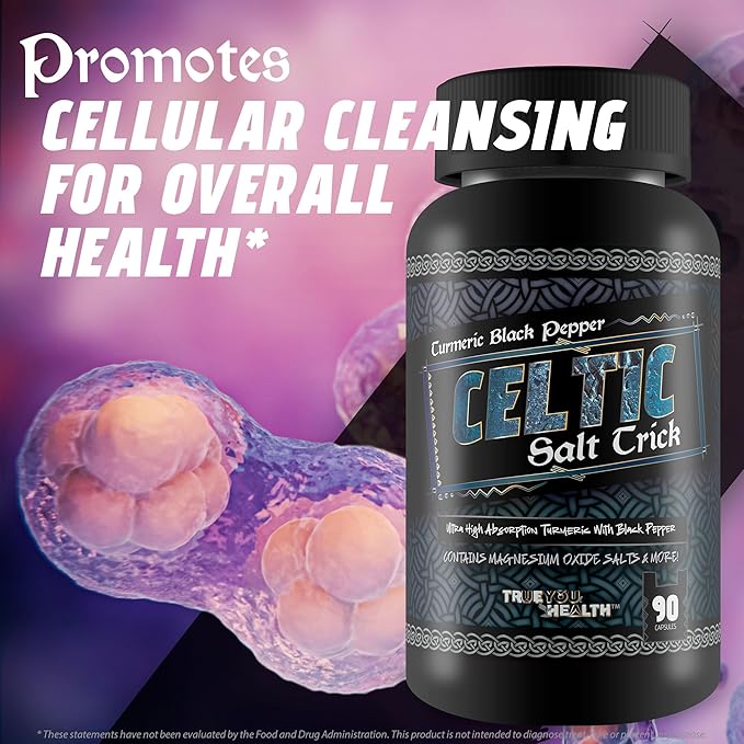 Turmeric Black Pepper Celtic Salt Trick - Our Best Turmeric and Black Pepper Supplement - Pure Turmeric Curcumin with Piper Nigrum Vitamin D Vitamin C Ginger Berberine - Turmeric Curcumin Black +
