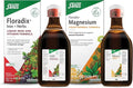 Floradix by Salus Magnesium (16.9 oz) &amp Iron &amp Herbs (23.7 oz) Bundle - Magnesium for Bone Support Digestive Health &amp More* - Iron Supplement for Healthy Energy Support*