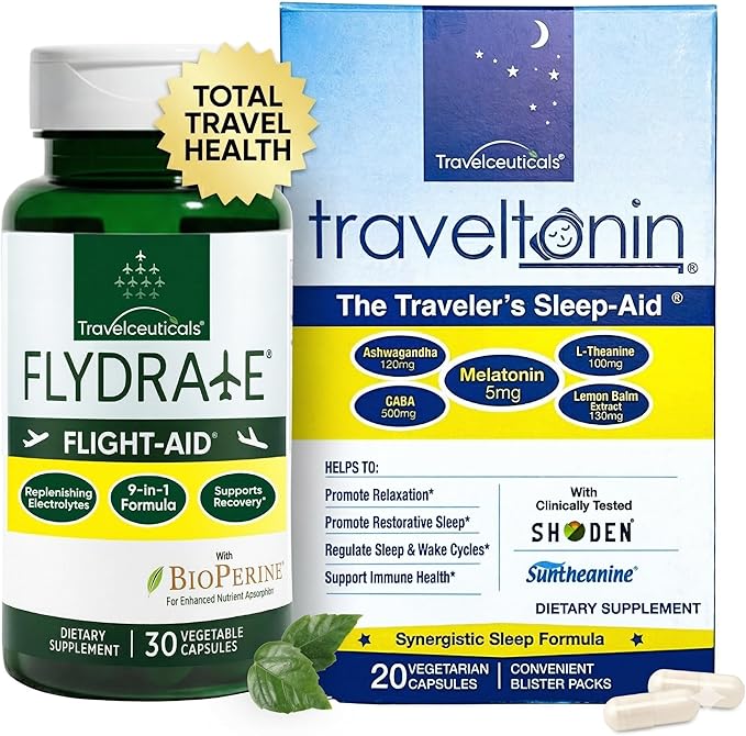 Travelceutials Total Travel Health Regimen Bundle