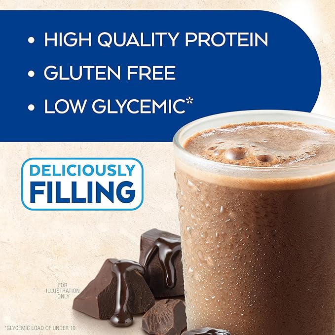 Atkins Vanilla Cream Meal Size Protein Shake 23g Protein Low Glycemic &amp Dark Chocolate Royale Protein Shake 15g Protein Low Glycemic 2g Net Carb 1g Sugar Keto Friendly 12 Count