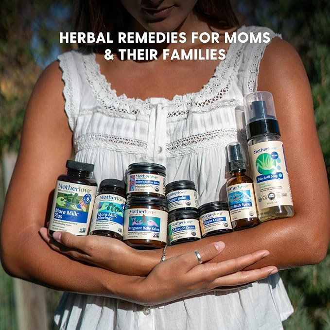 Motherlove More Milk Moringa (135 Liquid caps) Moringa-Based Lactation Supplement to Support Breast Milk Supply—Non-GMO Organic Herbs Vegan Kosher