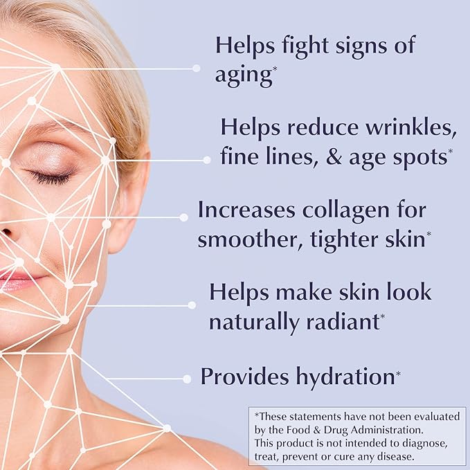 Lane Innovative - Toki Powder Collagen Supplement for Skin Collagen Peptides for Anti-Aging Anti-Wrinkle Formula Helps Reduce Age Spots Peptides for Youthful Skin (30 Servings)