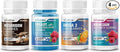 Mind and Memory Boost Wellness Bundle - Mushroom Shilajit Omega 3 and Magnesium Gummies - Supports Focus Mental Clarity and Brain Health - 4-Pack for Cognitive Support