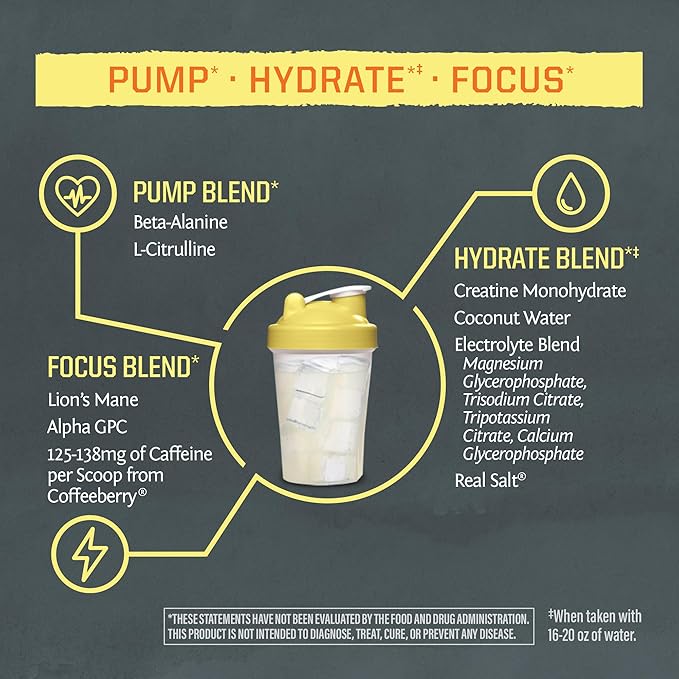Sunwarrior Active Preworkout Hydration Blend &amp Vanilla Classic Plus Organic Protein Powder Set | Bundle &amp Save | Non-GMO Soy Dairy Filler &amp Gluten Free (30 Servings Each)