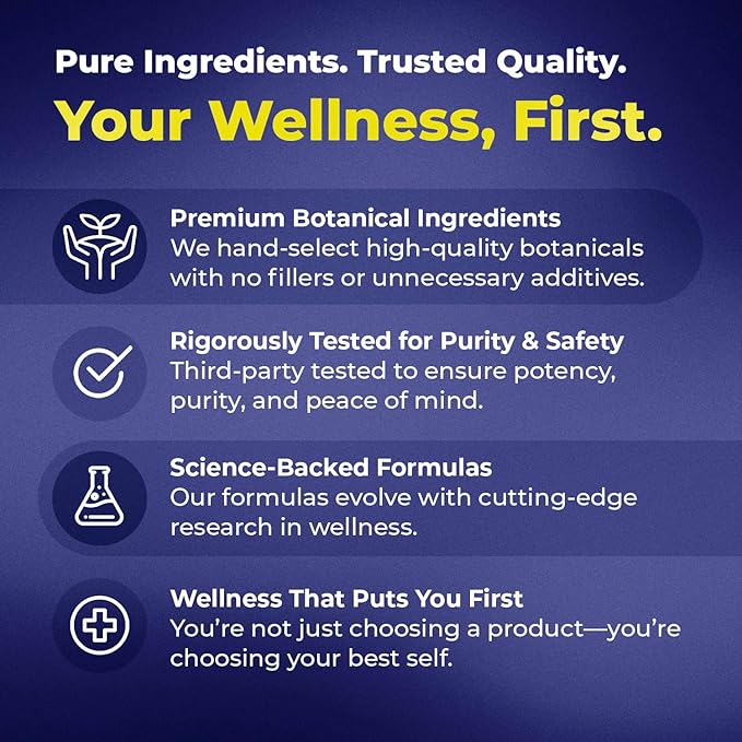 Amazing Botanicals Blueberry Lotus Flowers Gummies – Premium Relaxation &amp Calm Support – Vegan Non-GMO Gluten-Free Herbal Supplement 250MG - Berry Flavor (30 Count)