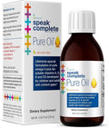 Lifetrients – Speak+D Pure Oil – Natural Lemon – 4.05 oz – Pediatrician Formulated to Support Children with Special Nutritional Requirements – Enhanced with Omega-3 Vitamin A D E &amp K