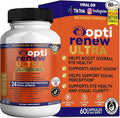 Opti Renew Ultra Maximum Strength Eye Health Supplement 24 Premium Vision Health Herbal Extracts Vitamins and Minerals 60 Capsules (1)