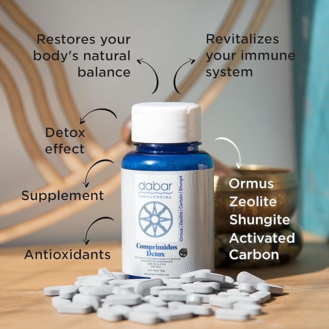 ORMUS/MONOATOMIC Gold (with More Than 80 bioavailable Minerals) + Frequency Solution(zinc Supplement) + Detox Tablets with Zeolite shungite Activated Charcoal &amp sea Minerals