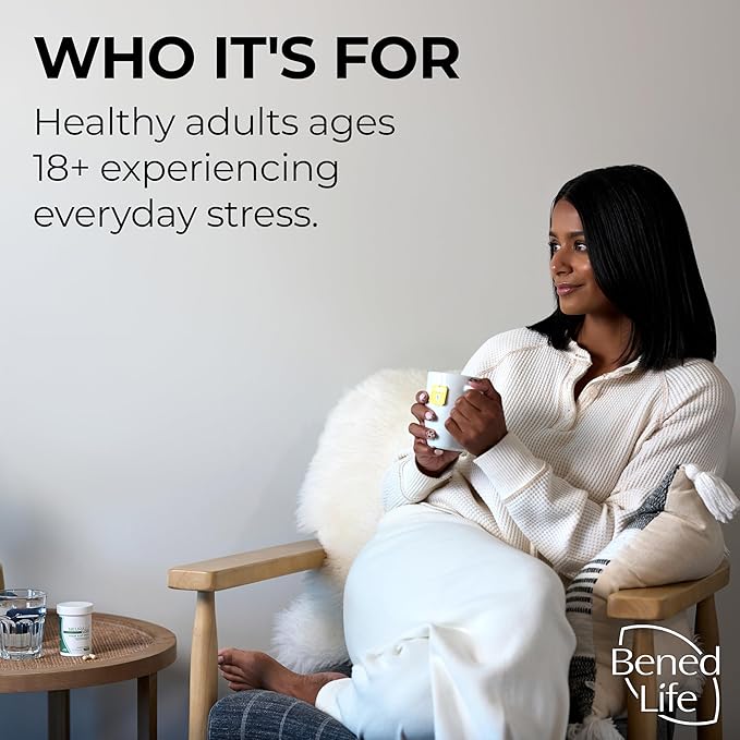 Bened Life Neuralli Mood with PS128 for Stress Relief &amp Recovery via The Gut-Brain Axis (30-Day Supply) Ages 18+