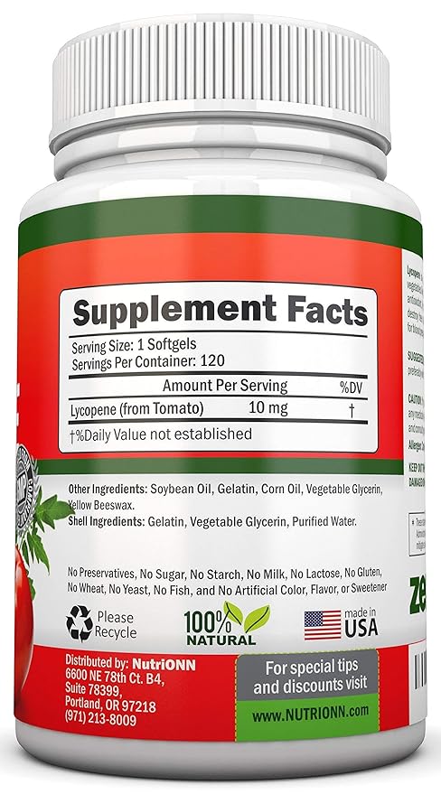 NutriONN Pumpkin Seed Oil Softgels Lycopene Capsules Combo - Targeted Support for Prostate &amp Urinary Health