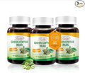 LOVITA Green Coffee Bean Extract Standardized to 50% Chlorogenic Acids 4:1 Concentrated for Metabolism Natural Antioxidant &amp Size-Reduction Support Plant-Based 180 Vegan Capsules