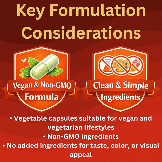 Quercetin with Bromelain - 500 mg Quercetin (from Quercetin Dihydrate) + 100 mg Bromelain per Capsule - 60 Vegetable Capsules - Vegan Non-GMO