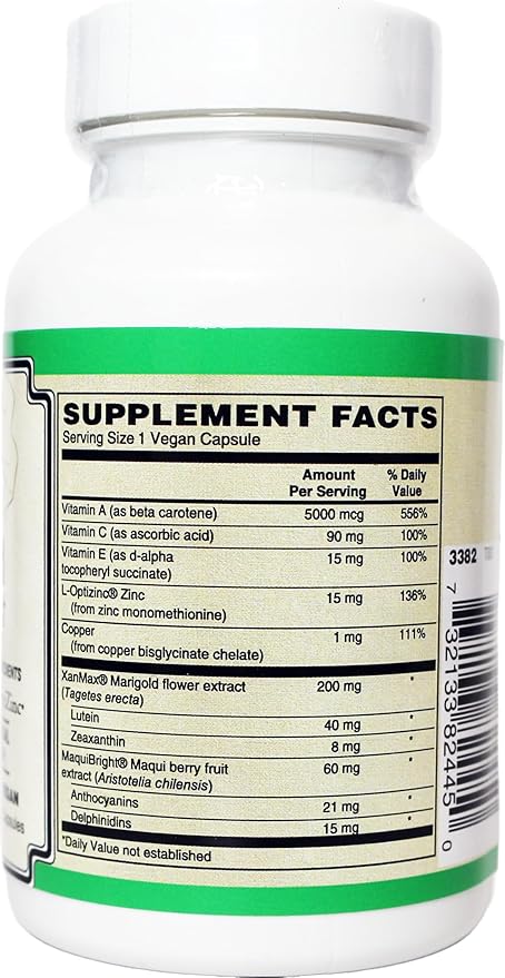 Advanced Eye Care Supplement XanMax Marigold Extract Lutein &amp Zeaxanthin (60)