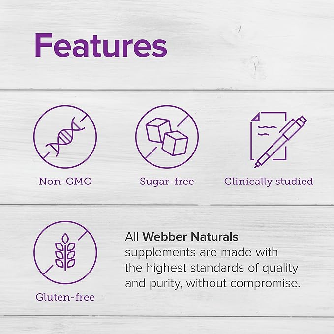 Webber Naturals Collagen30 Anti-Wrinkle 2500mg of Bioactive Collagen Peptides Per Serving (3 Tablets) 180 Tablets Helps Reduce Deep Wrinkles Fine Lines Non GMO Dairy Gluten Free