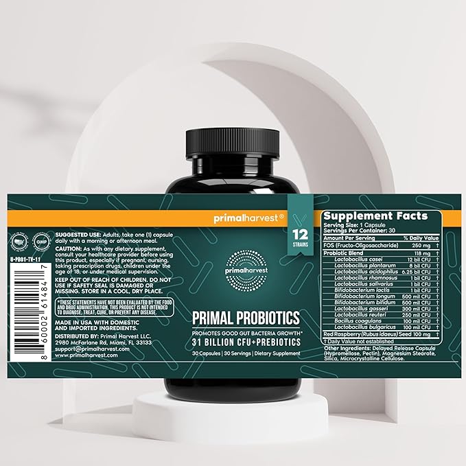 Primal Harvest Daily Two-Step Routine | NAD+ + Probiotics | 2 Pack | 30 Day Supply