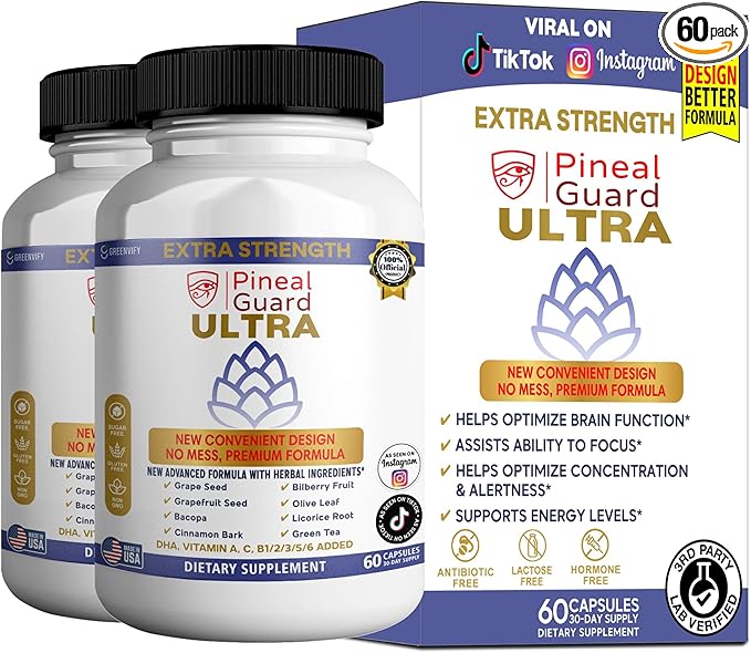Pineal Guard Ultra Eye Health Supplement 60 Capsules 30-Day Supply (2)