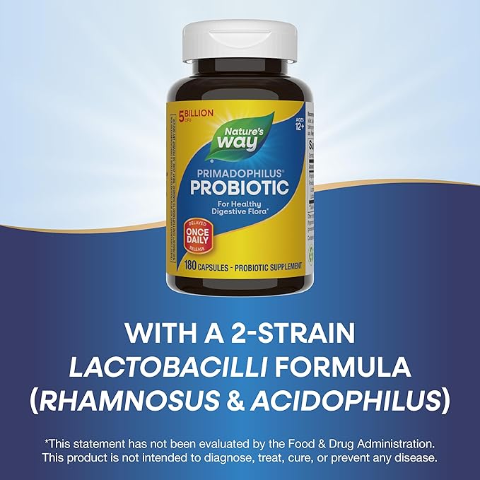 Nature's Way Primadophilus Original 5 Billion 180 Capsules