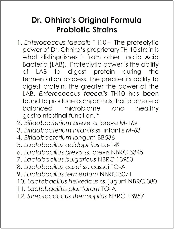 Dr. Ohhira’s Probiotics Original Formula with 3 Year Fermented Prebiotics Live Active Probiotics and The only Product with Postbiotic Metabolites 30 Capsules