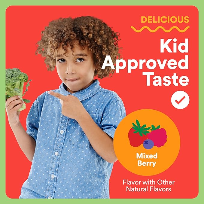 SmartyPants Kids Digestive &amp Immune Support Bundle: Fiber &amp Veggies + Elderberry Gummies with Prebiotic Fiber Vitamins C D3 B12 &amp Zinc – Gluten Free Non-GMO 60 Count Each (Pack of 2)