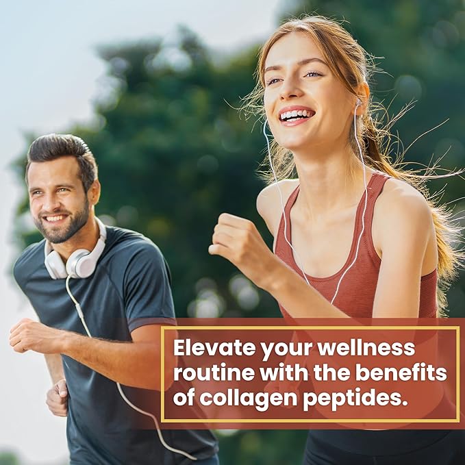Healthy Living Proteins - Hydrolyzed Multi Collagen Peptides Powder Types I II III V &amp X - Grass Fed Bovine Wild Caught Marine Free Range Chicken - Gluten Free (Vanilla 16 oz)