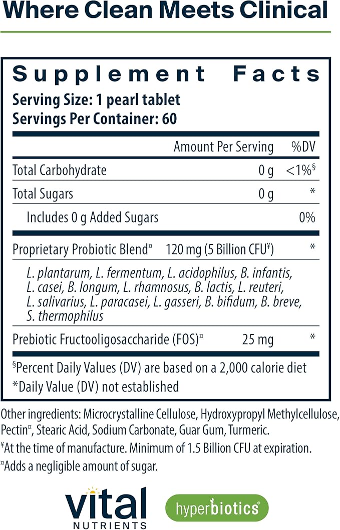 Hyperbiotics Vital Nutrients Gut &amp Oral Health Bundle – Pro-15 Digestive Prebiotics + Probiotics (60 Time Release Pearls) &amp Pro-Dental Oral Probiotics with BLIS K12 &amp M18 (45 Mint Tablets)