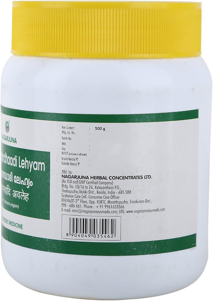 NAGARJUNA Ashwagandhaadi Lehyam -500 Gram with Free Pachak Methi