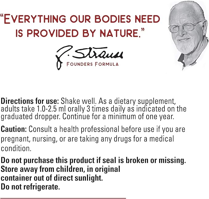 Strauss Naturals Heart Drops – Heart Health Supplements with Garlic Supplements &amp Premium Aged Garlic Extract to Help Maintain a Healthy Cardiovascular System - Vegan &amp Non-GMO – Original 225