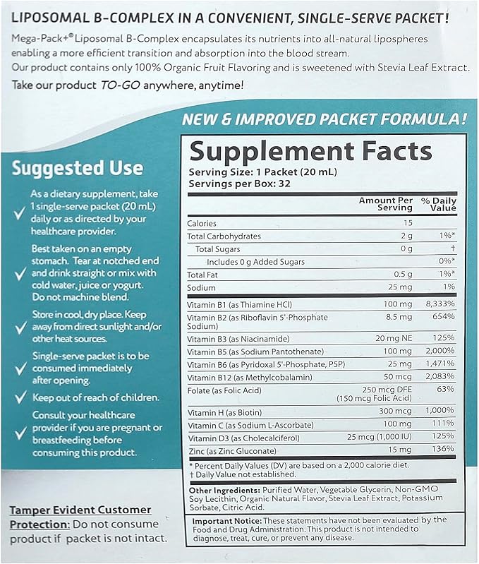 Aurora Nutrascience Liposomal B-Complex Energy Support