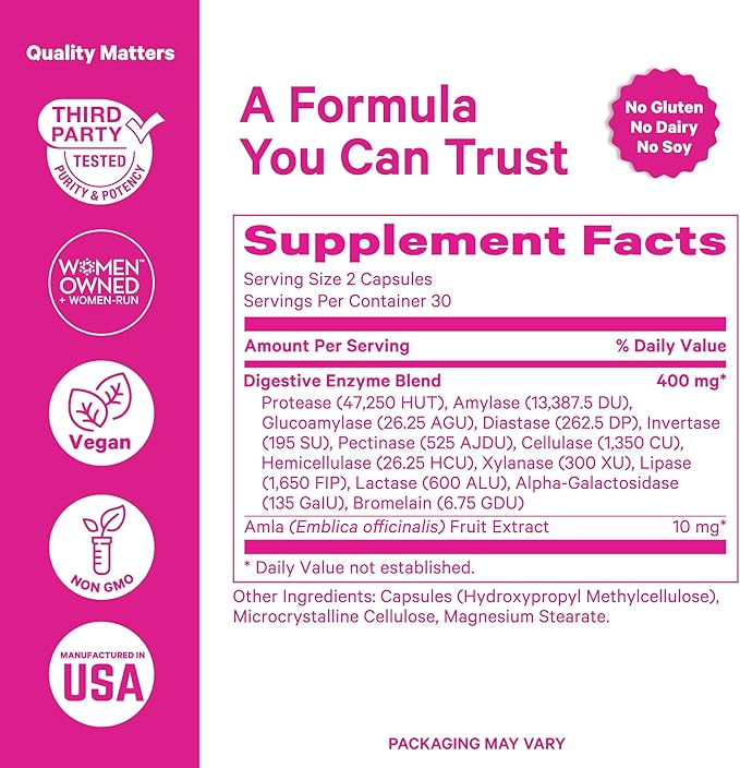 Pink Stork Prenatal Probiotic Unscented and Digestive Enzymes Bundle – Supports Digestion and Prenatal Wellness – Women’s Multivitamin with Folate and Enzymes