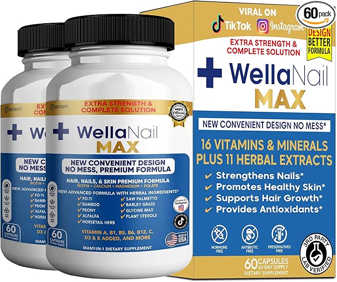 WellaNail MAX Hair Nails &amp Skin Supplement (2)