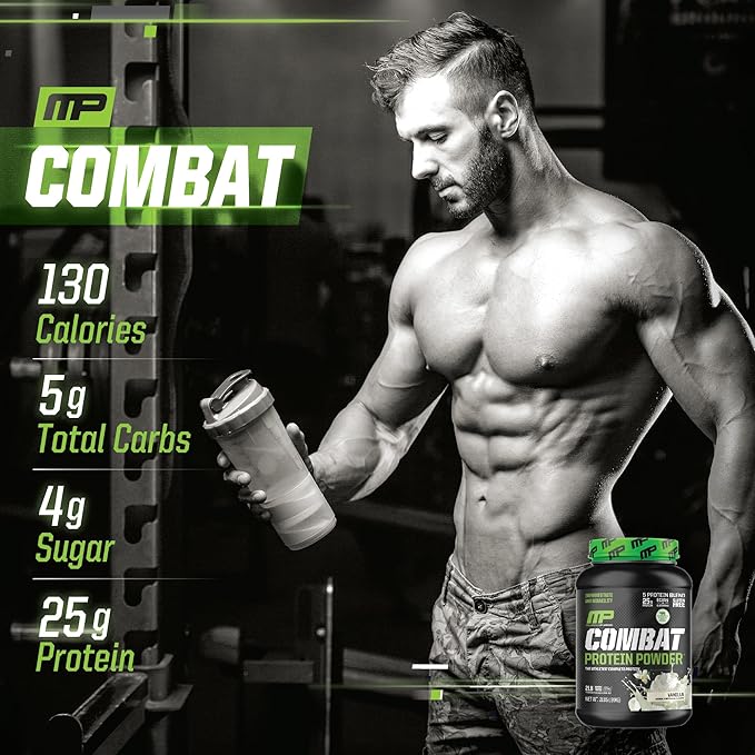 Muscle Pharm Combat Protein 2lb Vanilla and Combat Chocolate Peanut Butter Cup Sport Bars