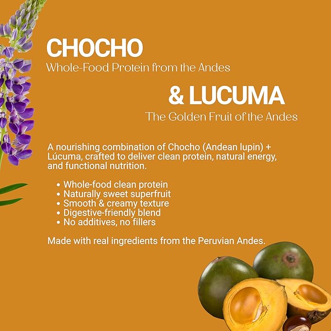 SEED Lucuma Protein Shake – Clean Plant Protein with Andean Chocho | Naturally Sweet Superfood Blend | 20g Protein | Low Sugar High Fiber Smooth &amp Creamy | Real Ingredients No Additives
