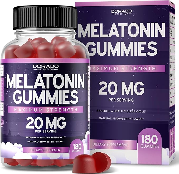 Thyroid Support For Women &amp Men (90 Gummies) Support Supplement - Delicious Apple Flavor - Melatonin Gummies for Adults (180 Count) - Quick Dissolve Melatonin 10mg Gummies - Non GMO Vegan &amp U