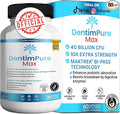 DentimPure Max Extra Strength Probiotic Supplement with 40 Billion CFU – Supports Teeth Gums Ear Nose Throat &amp Digestive Health – 60 Capsules (1)