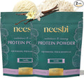 Nourishing Protein Blend for Hormonal Balance – Vegan Gluten-Free All-Natural – Supports PMS &amp Menopause Relief – 2-Week Supply – Vanilla Flavor