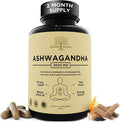 Organic Ashwagandha Root &amp Irish Sea Moss Capsules 3600 mg with Black Seed Oil &amp Burdock Root – Stress Mood Energy &amp Sleep Support Supplement for Women and Men – Vegan Non-GMO 120 Cap