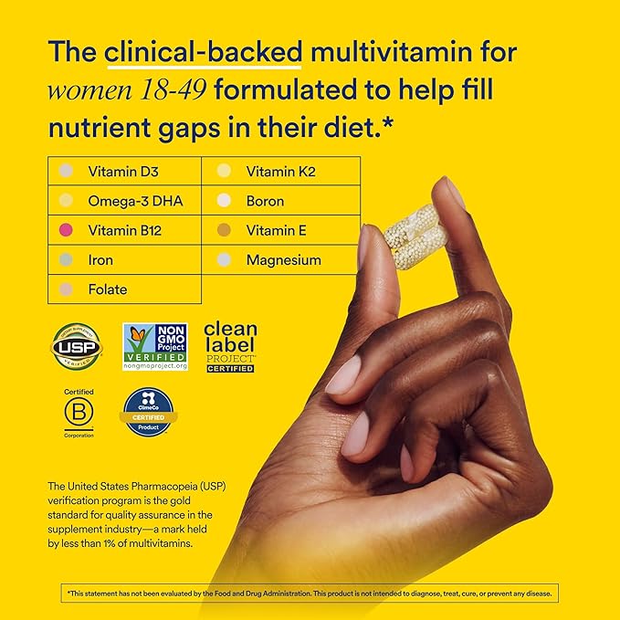 Ritual Foundational Wellness Duo Essential Multivitamin for Women 18+ to Support Foundational Health and Magnesium+ Drink Mix for Mind and Muscle Relaxation 30 Day Supply
