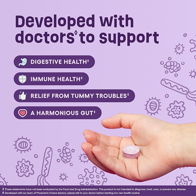 Physician's CHOICE - Women &amp Kids Digestive Care Bundle: Kids Probiotic + Women Probiotic 60ct