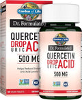 Garden of Life Quercetin Probiotic &amp Uric Acid Support with Tart Cherry Vitamin C from Organic Acerola and Rose HIPS Plus Luteolin – Dr Formulated – Gluten Free and Non GMO – 60 Tablets