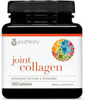 Youtheory Joint Collagen Advanced - Contains Undenatured Type II Collagen &amp Herbal Ingredients - Contains Bovine Source - Shellfish Free - 120 Tablets (60-Day Supply)