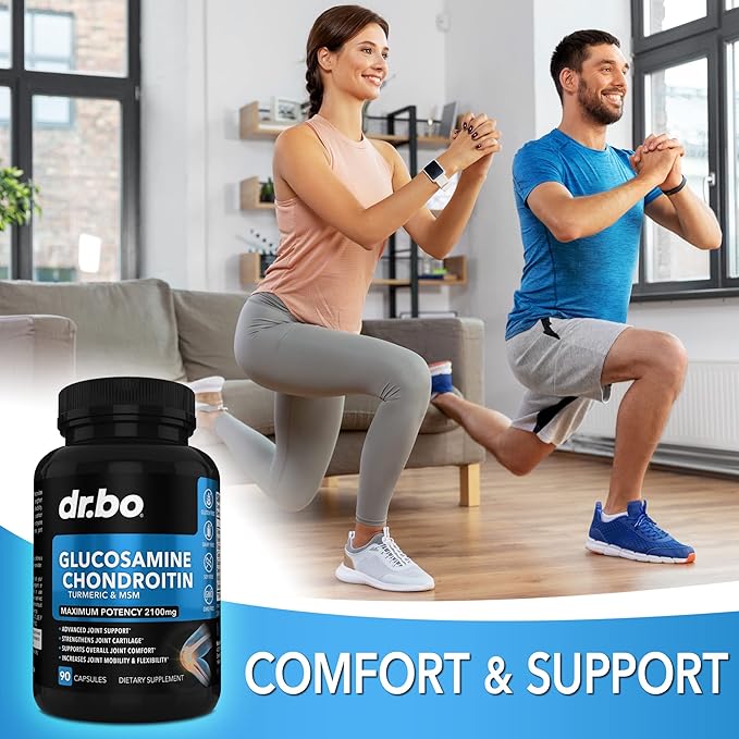Glucosamine Chondroitin MSM Turmeric &amp Liver Cleanse Detox - Joint Health Supplement Knee Bone Joints Liver Cleanse Detox Support - Joint Support Pills Glucosamine Sulfate Capsules Joints Supplem