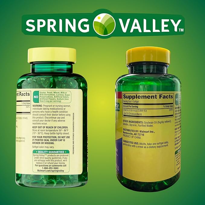 KP+ Vitamin D 50 mcg (2000 IU) | Bone &amp Immune Health | 400 Softgels | Pack of 2