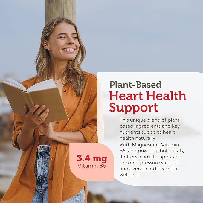 Zahler 120/80 Cardiovascular Support Formula Supports Healthy Blood Pressure Levels 60 Capsules.