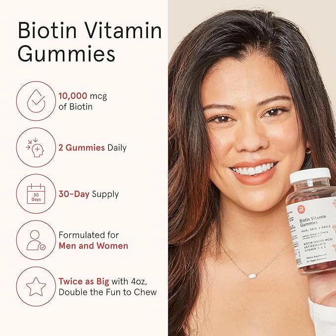 iRestore Stronger Strands Bundle: Biotin Gummies + Essential Hair Device