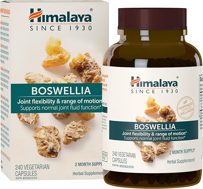 Himalaya Boswellia Joint Support for Mobility and Flexibility Promotes Tissue Preservation 250 mg 240 Capsules
