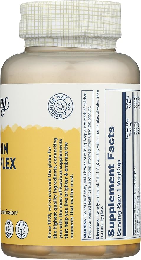Solaray - B-Complex 100 mg 100 capsules