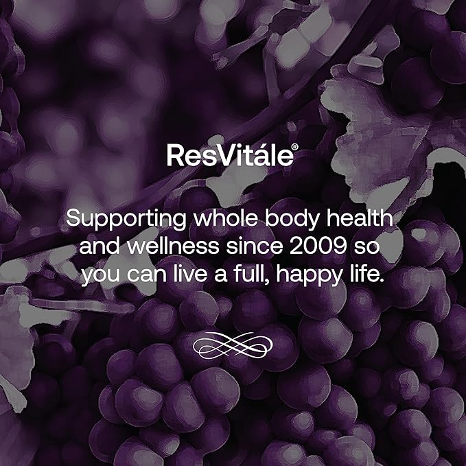 ResVitále Resveratrol + NAD &amp Miricell 1000 mg - Advanced Antioxidant Support for Brain Heart Energy &amp More - 30 Veggie Capsules (30 Servings)