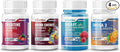 Energy Performance &amp Vitality Wellness Bundle - Creatine Amino Energy Shilajit and Omega 3 Gummies - Supports Strength Muscle Recovery &amp Stamina - 4-Pack for Active Lifestyles