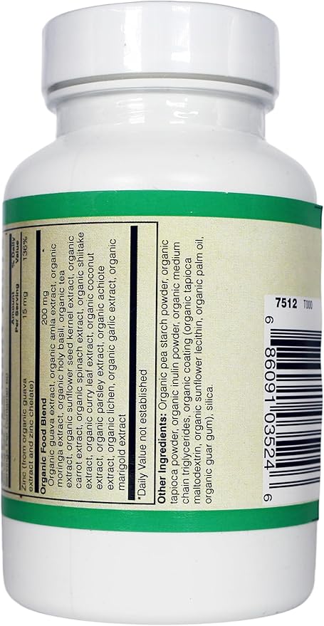 ZINC Organic Whole Food (60)