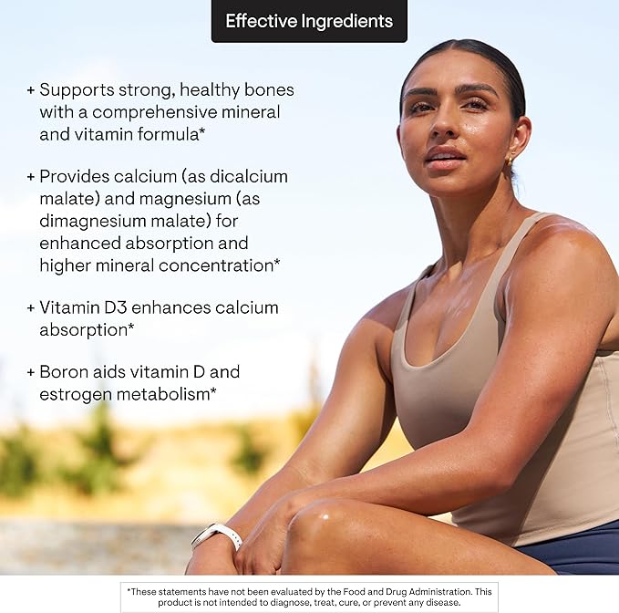 THORNE - Advanced Bone Support‡ - (Formerly Oscap) - Bone Health Supplement with Calcium and Vitamin D* - 120 Capsules